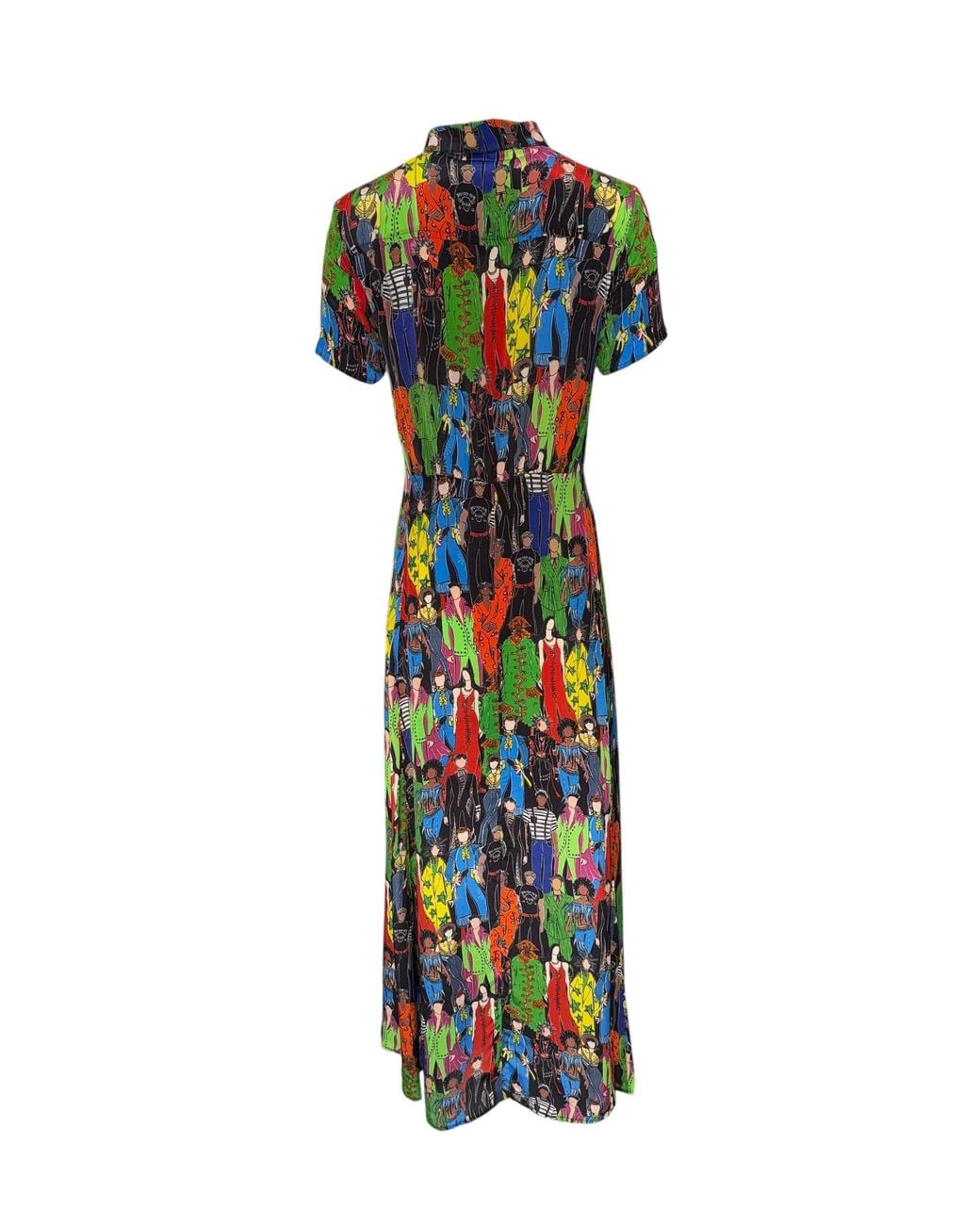 Any Old Iron Green Heroes Collared Dress