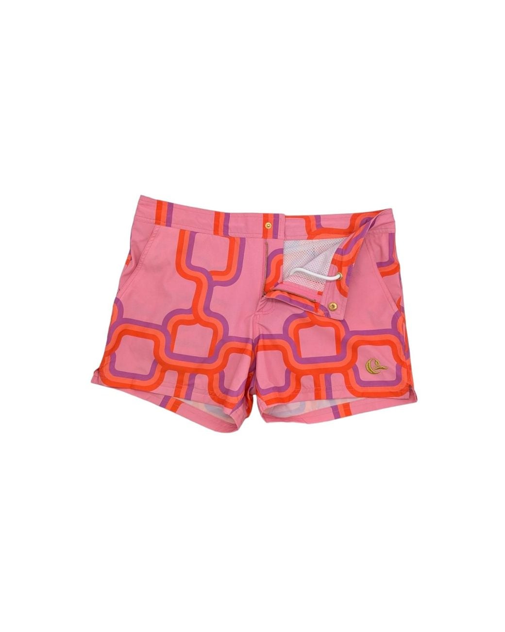 Julia Clancey Red Sunset Rooftop Board Short for men