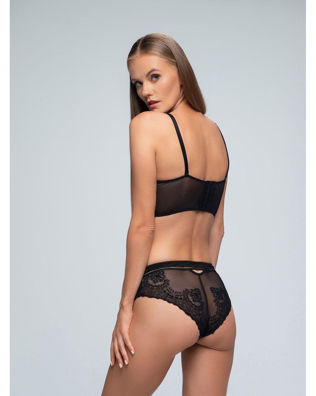 BonBon Lingerie Black Mara Full Brief
