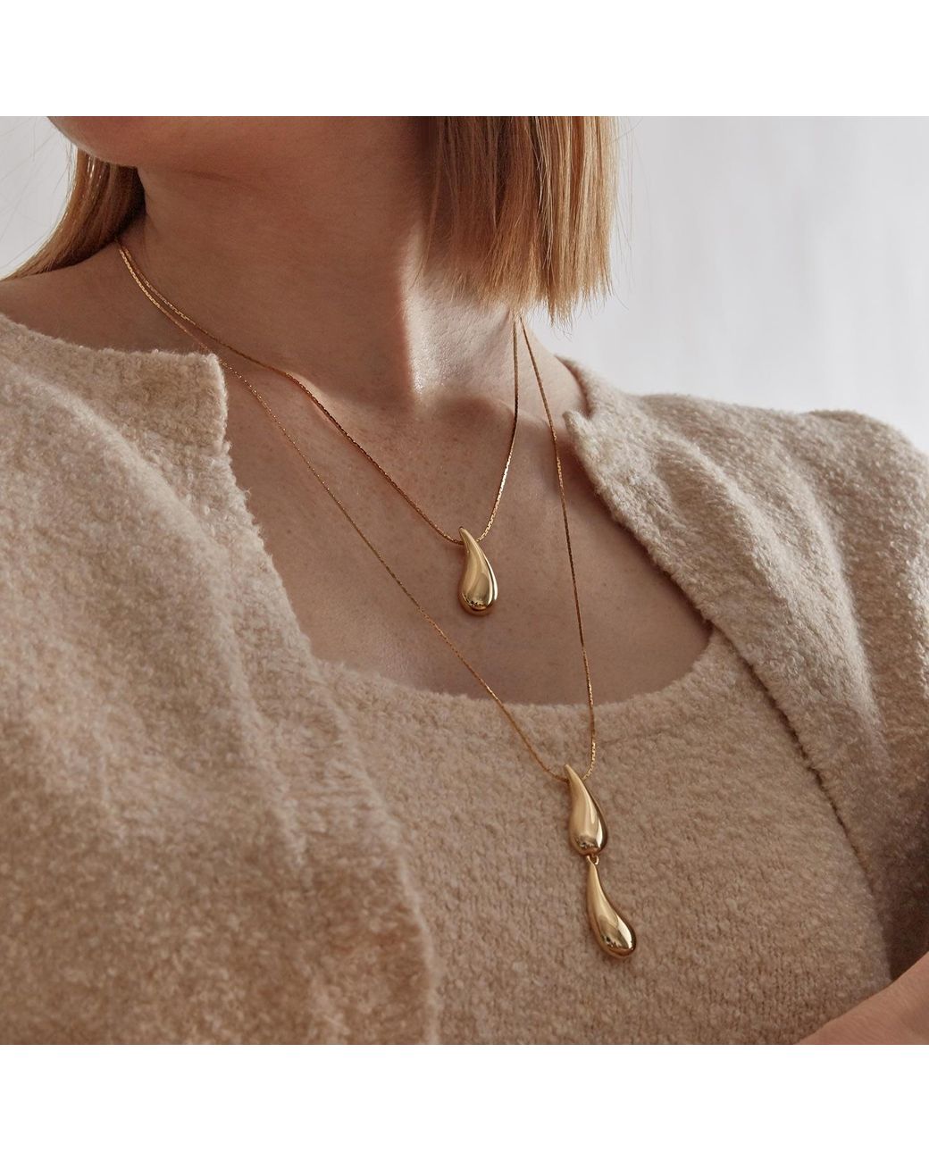 Biko Jewellery Metallic Waterway Pendant