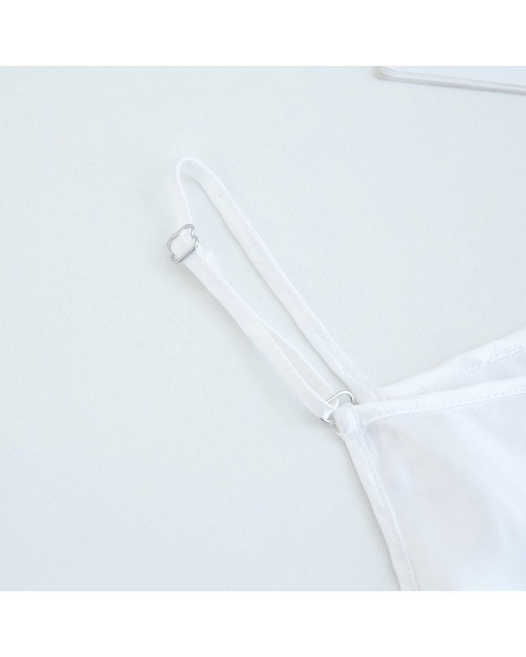 Soft Strokes Silk White Pure Mulberry Silk Camisole With Adjustable Straps