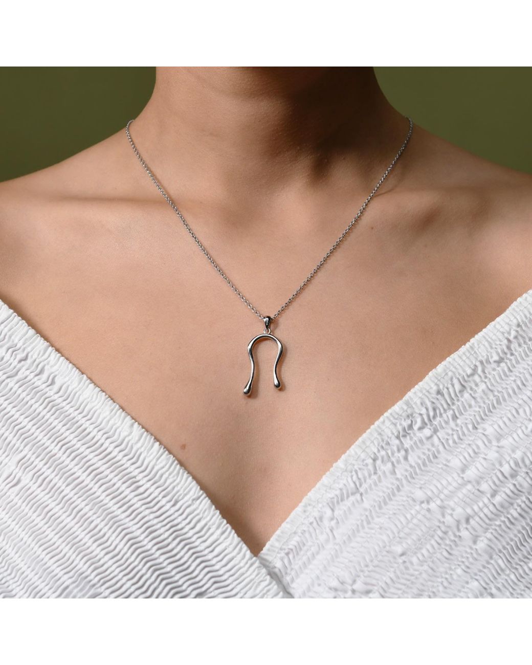 Janus Edinburgh Metallic Sterling Water Liquid Droplets Morar Necklace