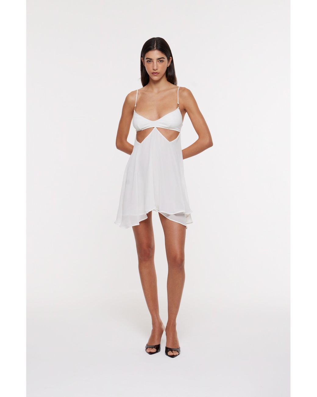Bianca Resortwear White Reia Mini Dress