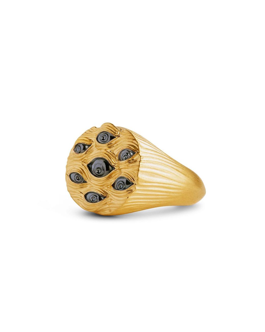 Kasun Metallic Eyes Of Many Signet Ring – & Eyes