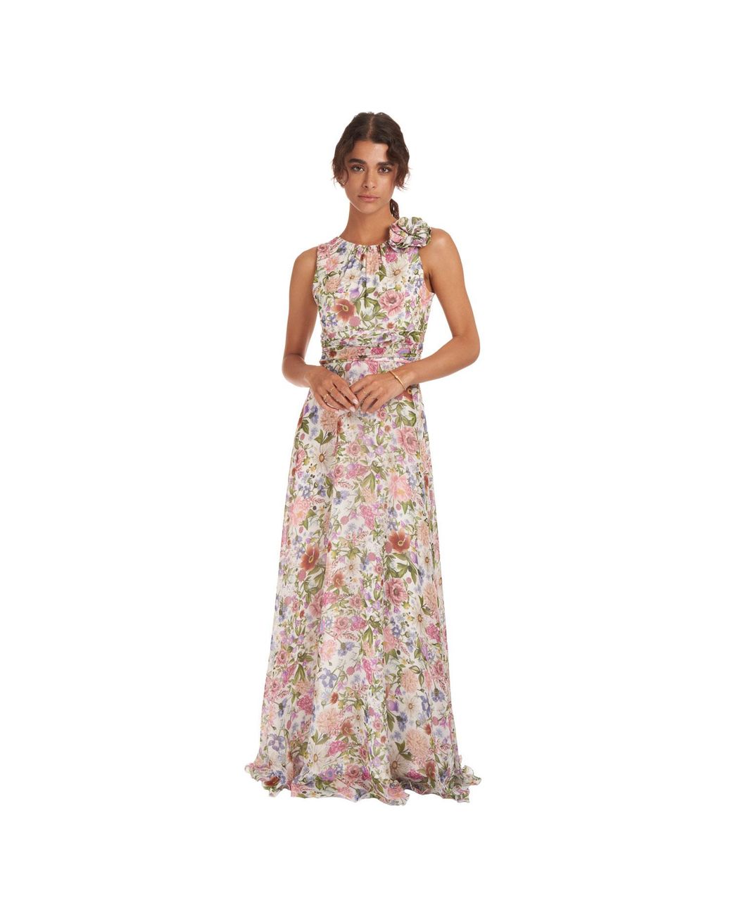 Sofia Tsereteli White Blooming Elegance Gown