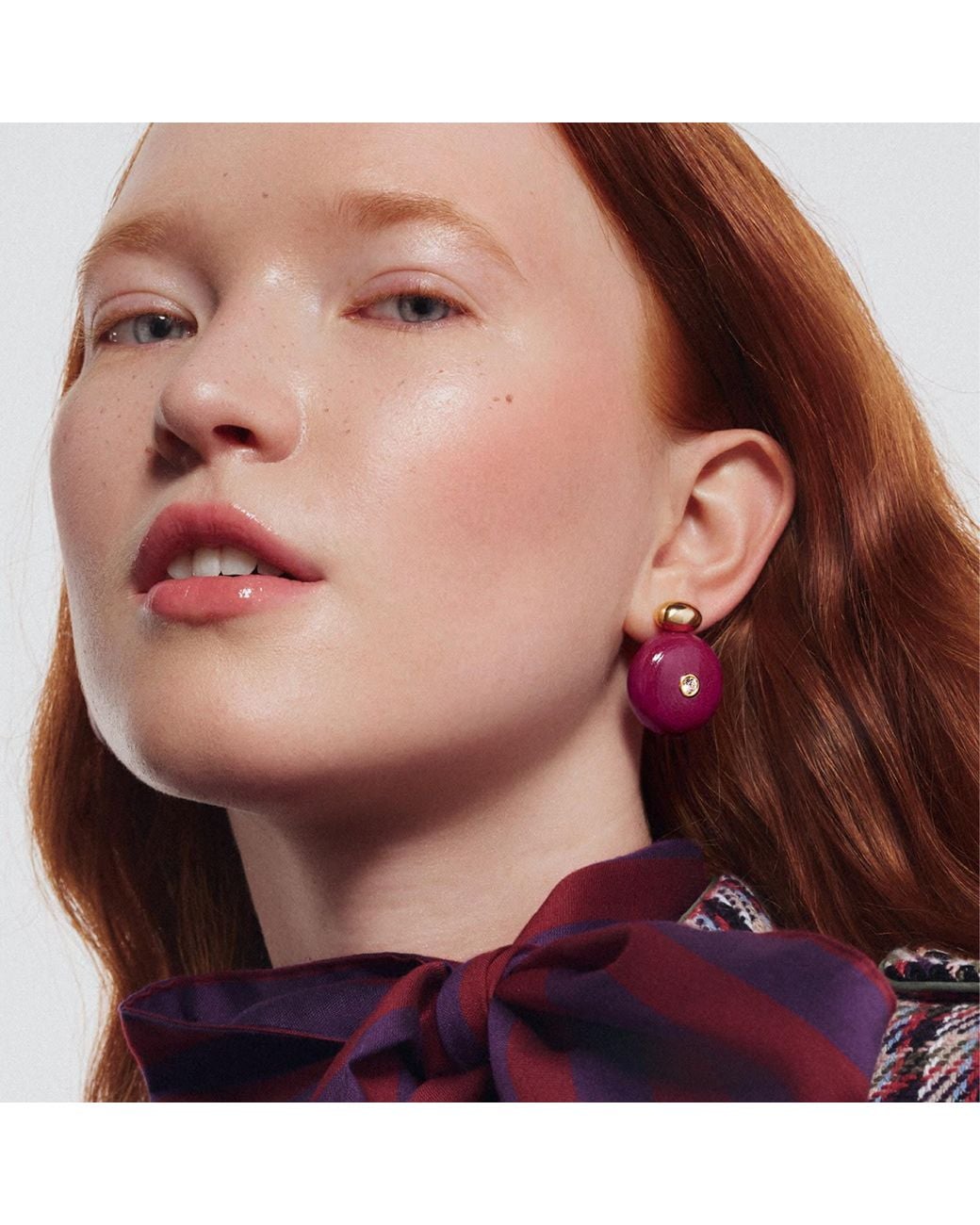 Saule Label Red Paloma Earrings