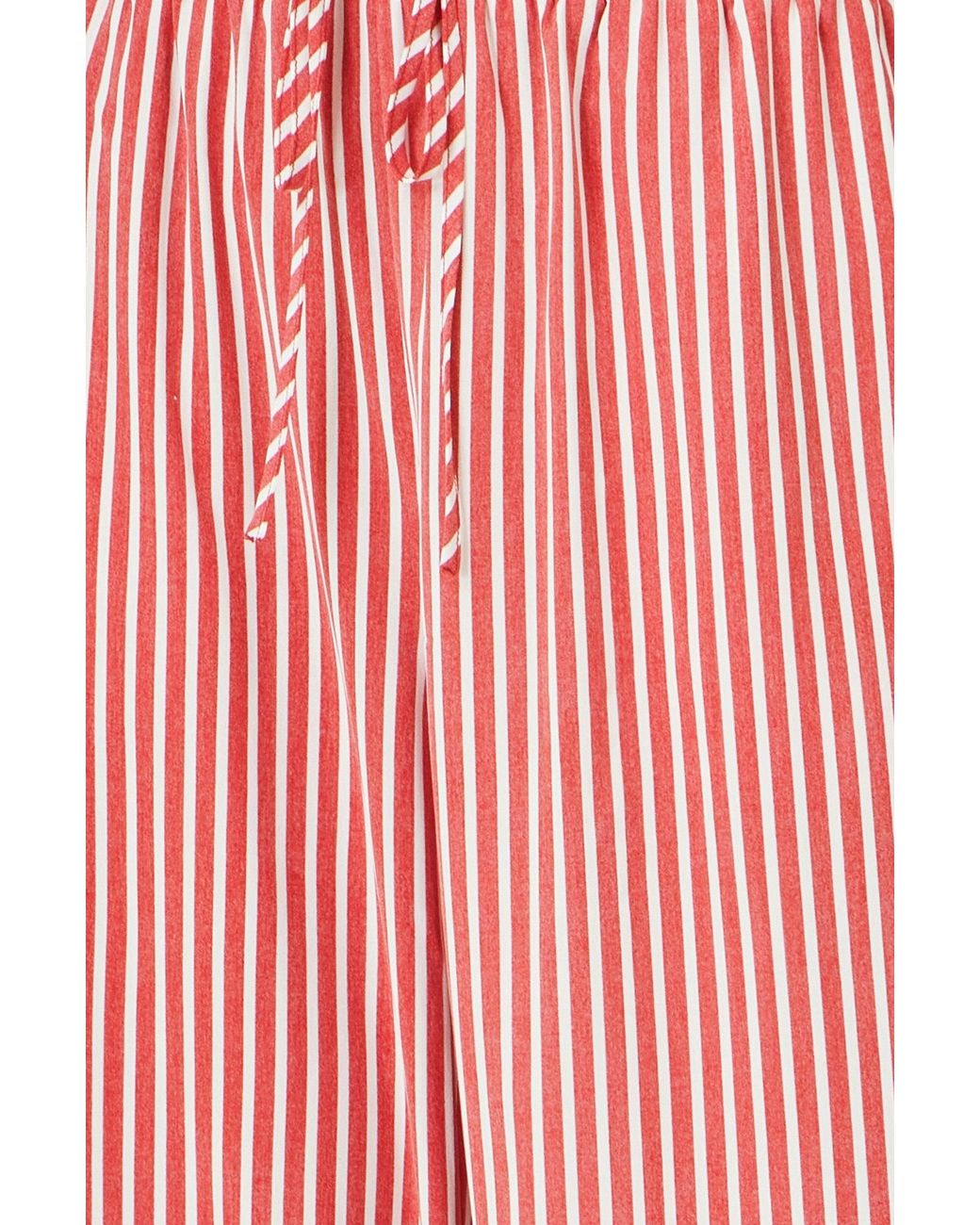 Yumi' Pink Stripe Relaxed Trousers