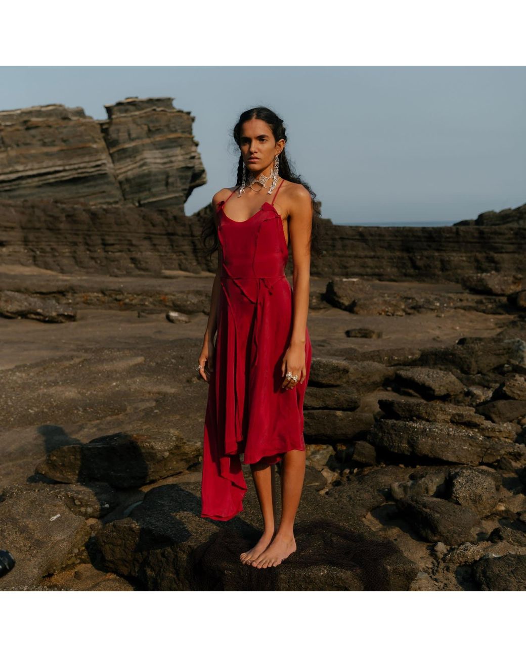 Raxada Red Xana Blood Dress