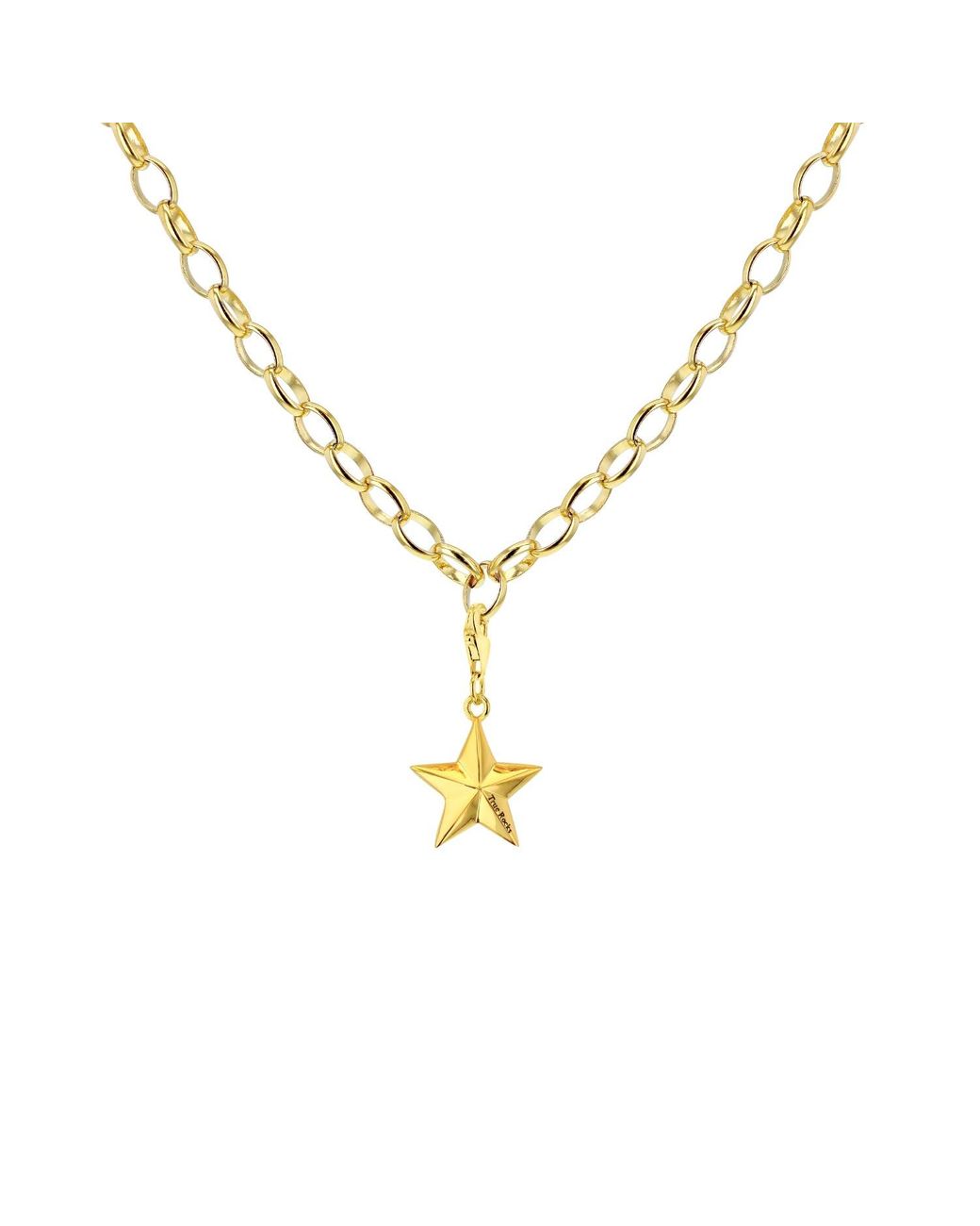 True Rocks Metallic Mini Star Charm 18Kt Plated for men