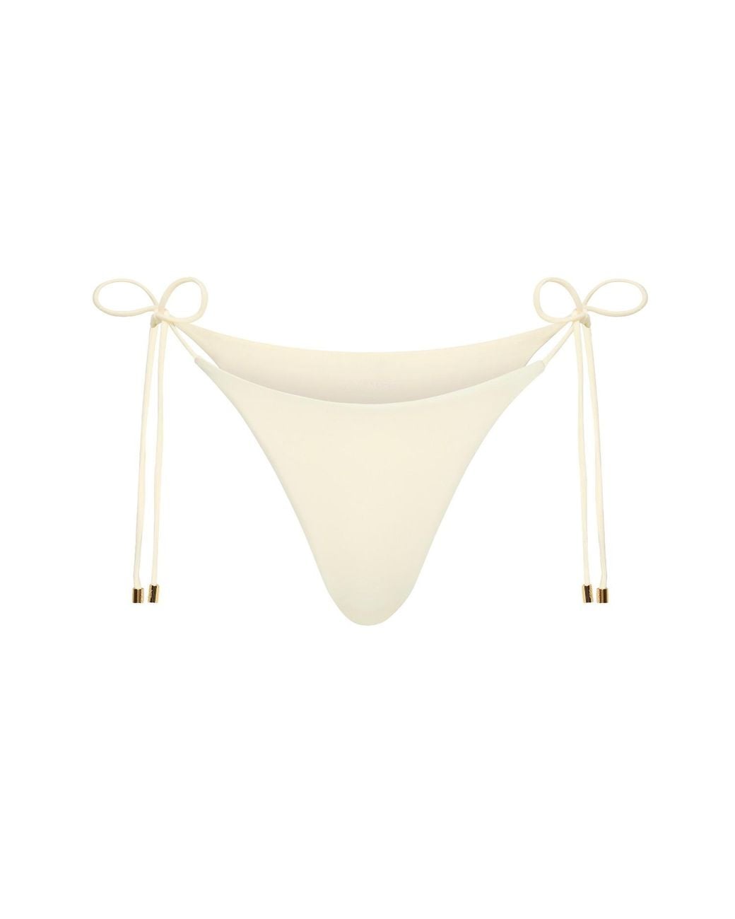 Aura Maris Resort White Vita Tie Side Bikini Bottom