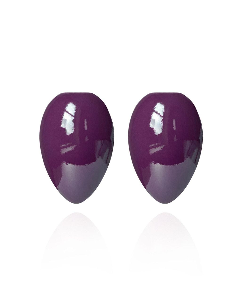 Saule Label Purple Juno Earrings