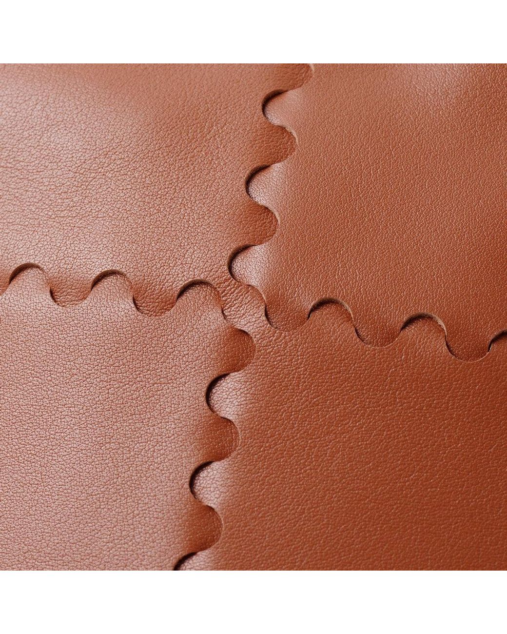 Orange Cube Brown Mosaic Messenger Bag