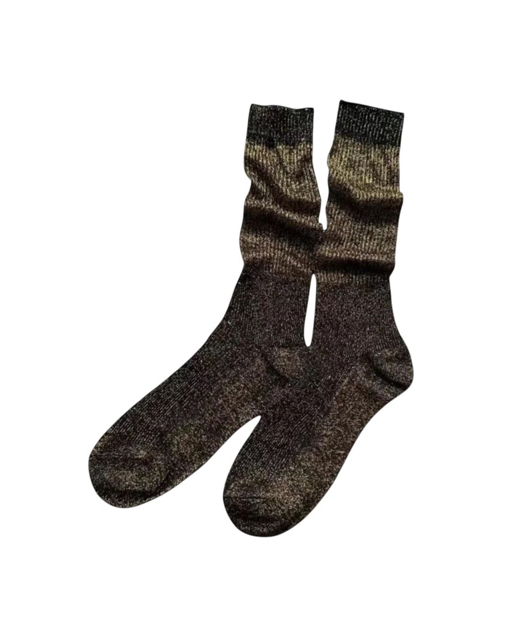 HIGH HEEL JUNGLE by KATHRYN EISMAN Black Glitter Dance Socks
