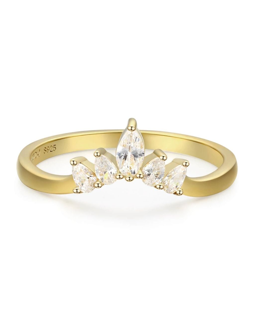Azura Jewelry New York Metallic Supreme Topaz Ring Vermeil