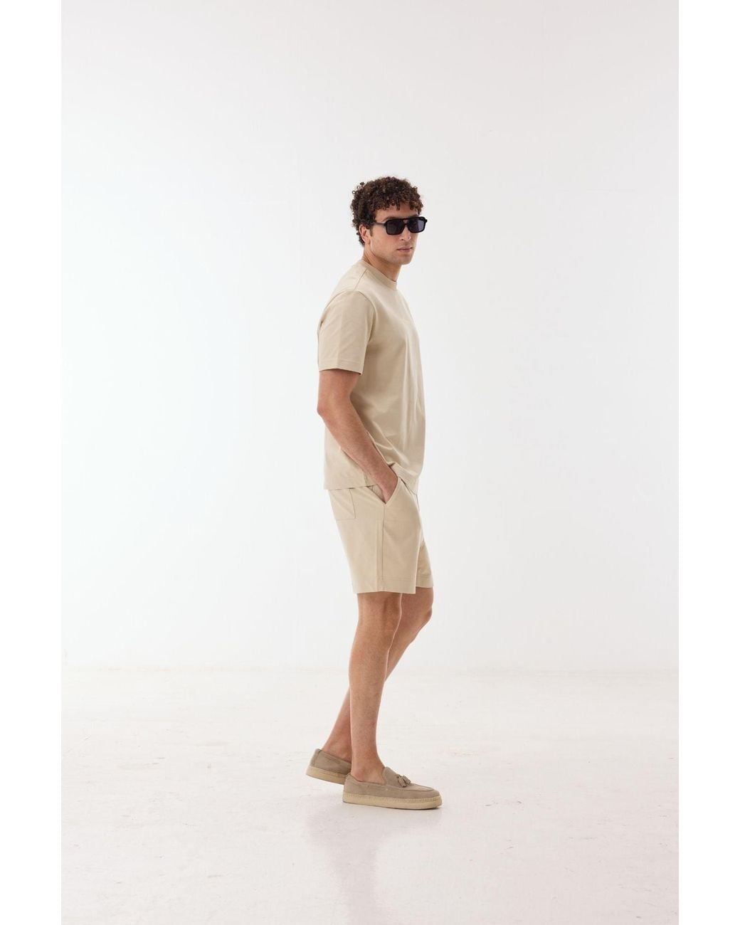 Ashita Fernandes Natural Neutrals Alaric T Shirt for men