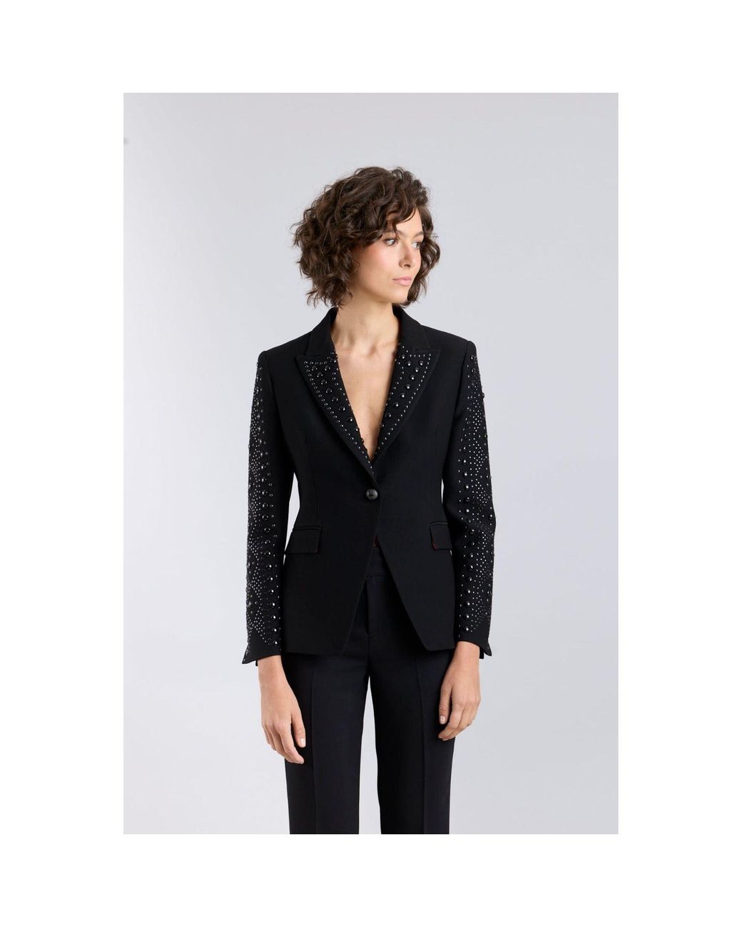 The Extreme Collection Black Hand-Studded Tailored Lord Byron