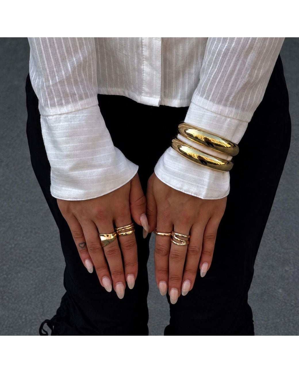 Gingin Metallic Bea Bracelet