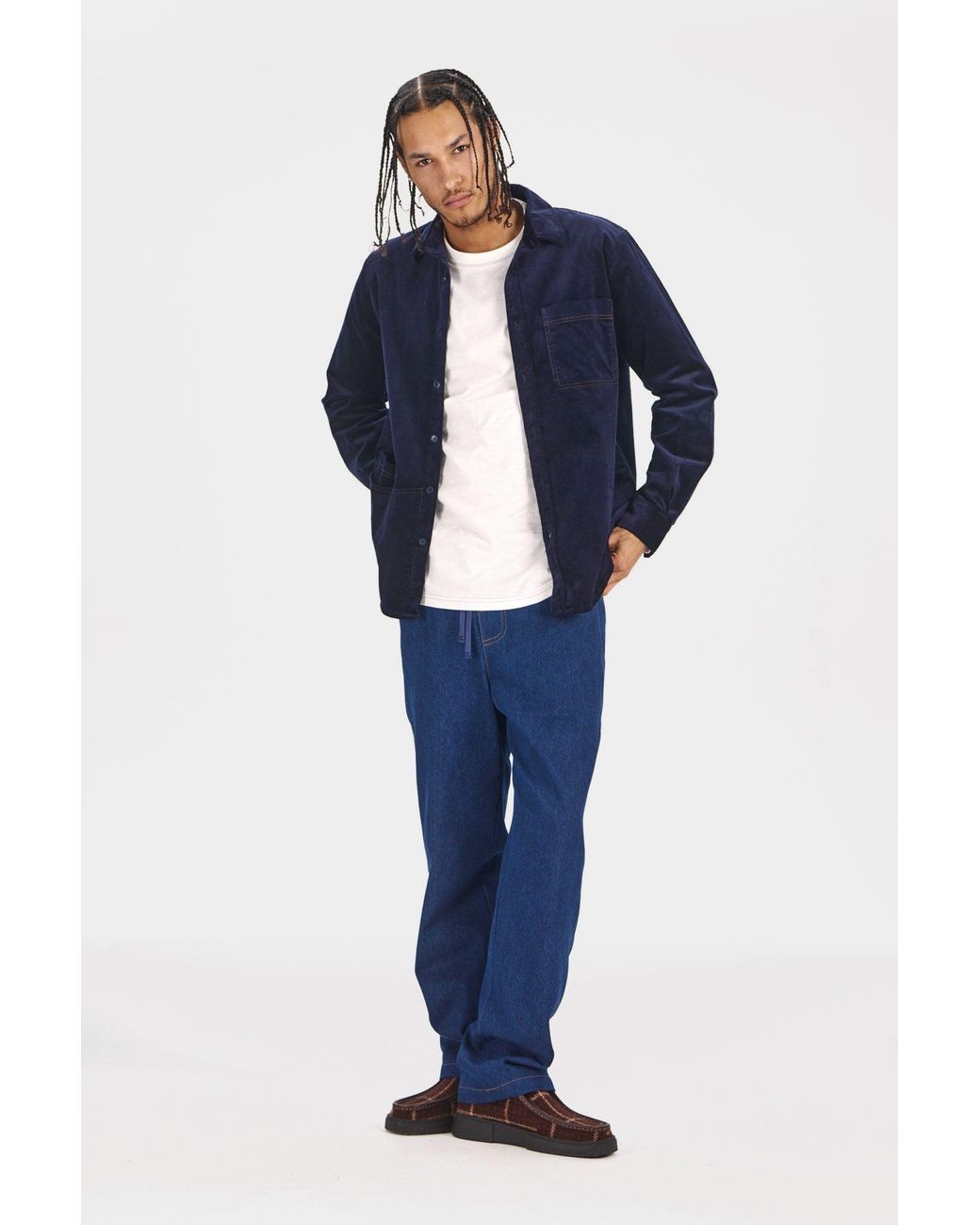 Komodo Blue Bob Organic Cotton Trousers for men