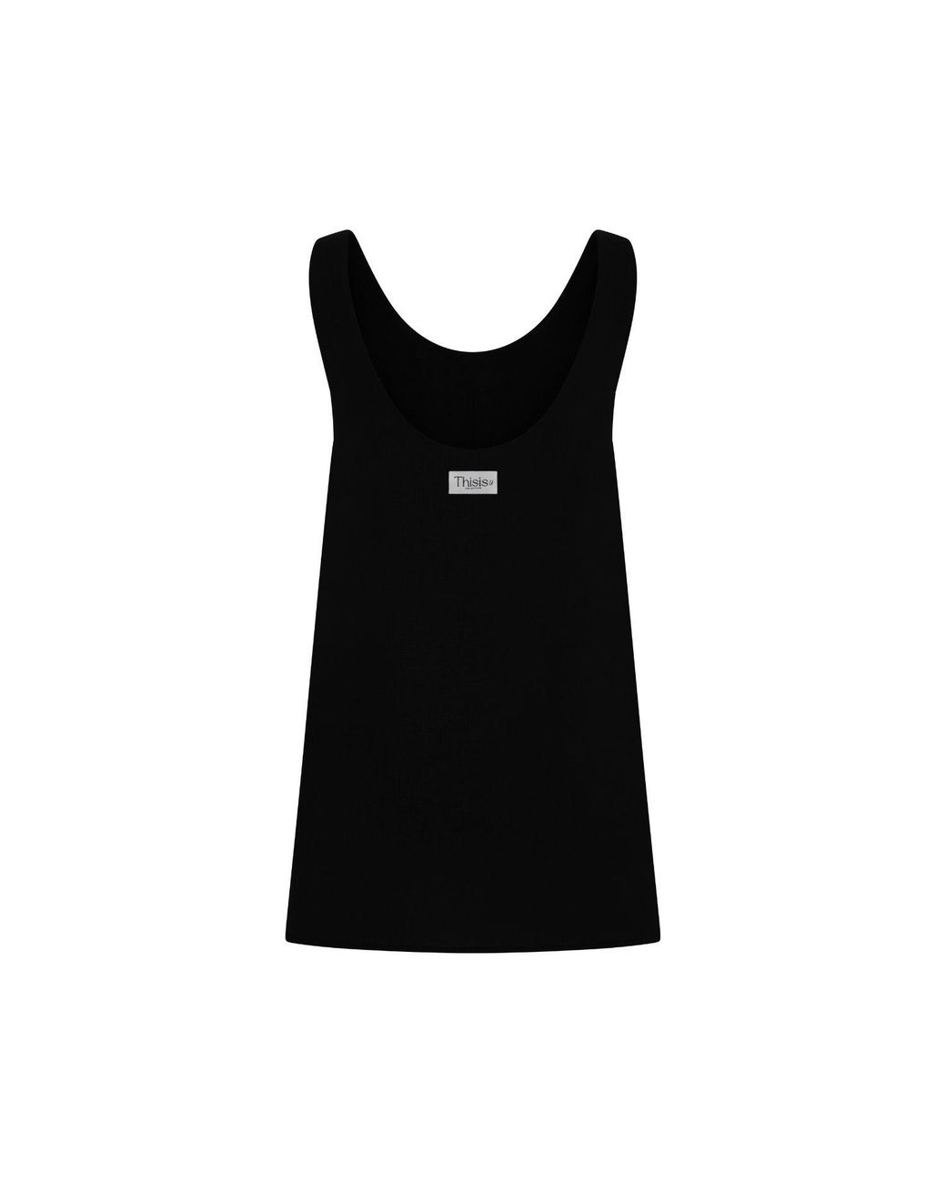 Thisisu Collection Black Ipecu Mini Dress