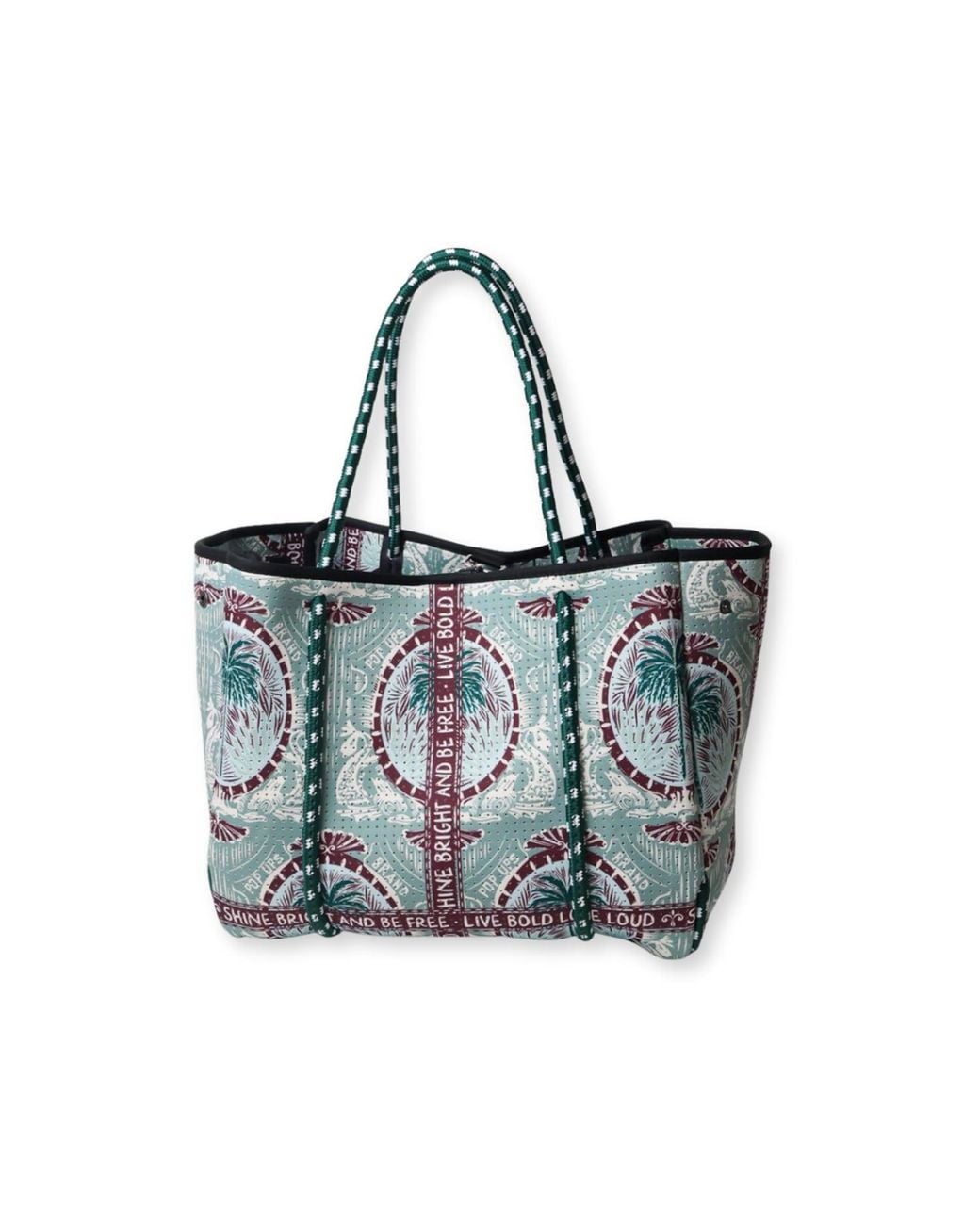 Pop Ups Brand Blue Everyday Tote Pop Ups Scarf
