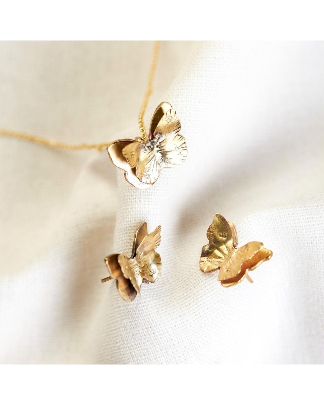 Lily Flo Jewellery Metallic Butterfly Necklace