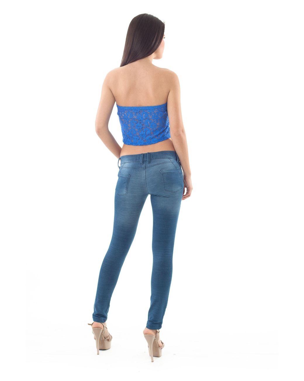 Conquista Blue Lace Bandeau Royal