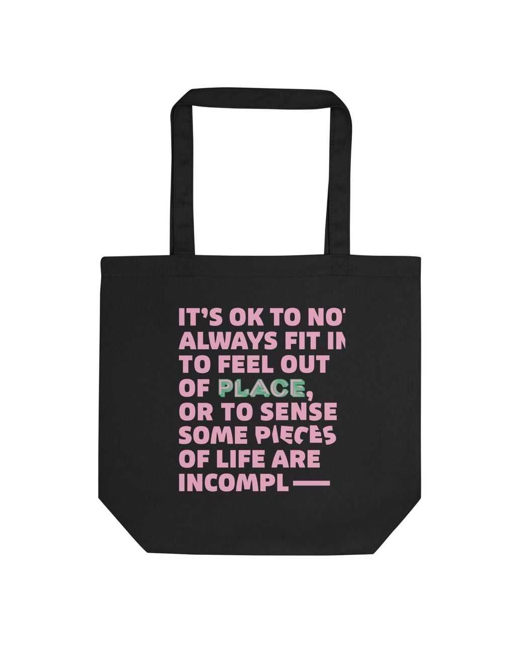 Anchor and Crew Black Five It's Ok Editions Recycled Cotton Tote Bag