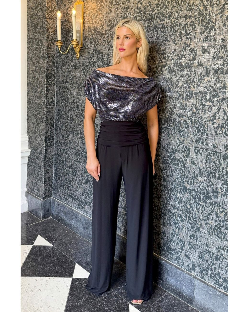 Atom Label Black Carbon Jumpsuit