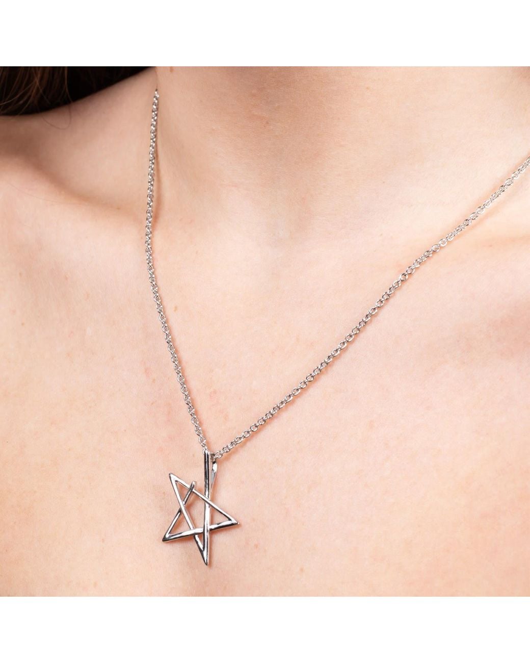 Lucy Quartermaine Metallic Sol Star Pendant