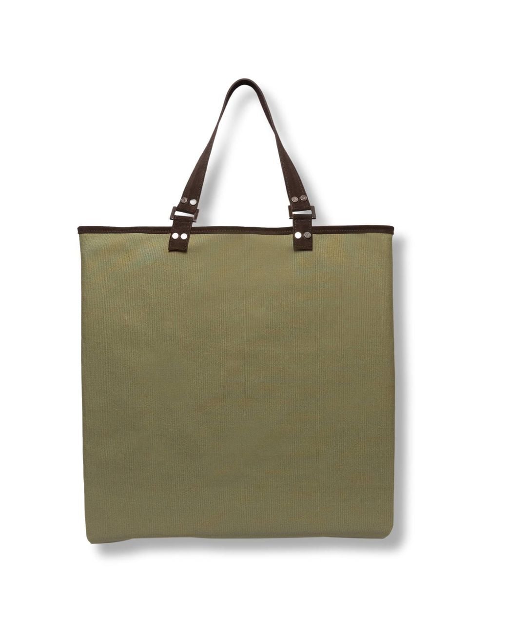 Pier Sicilia Green Salina Tote Canvas Military for men