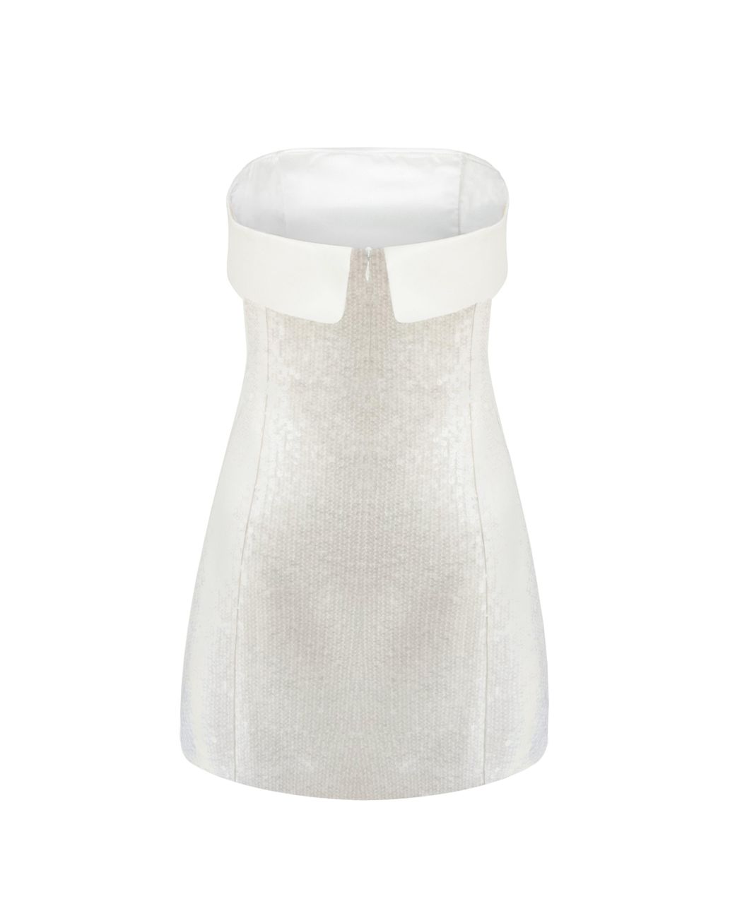 NAZLI CEREN White Martine Sequin Mini Dress