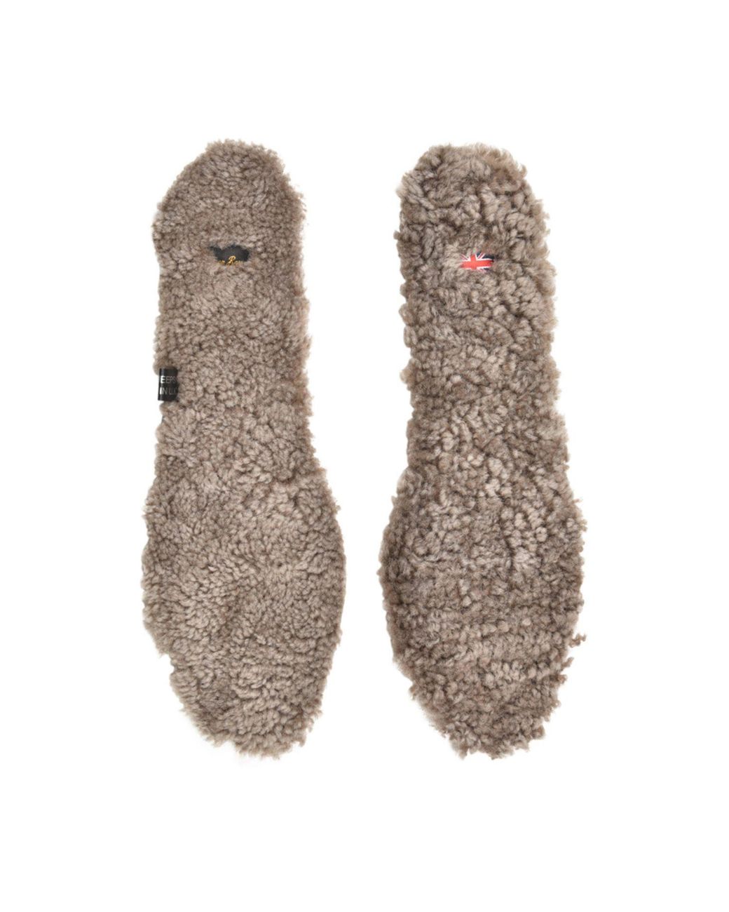 Owen Barry Metallic Sheepskin Insoles Taupe