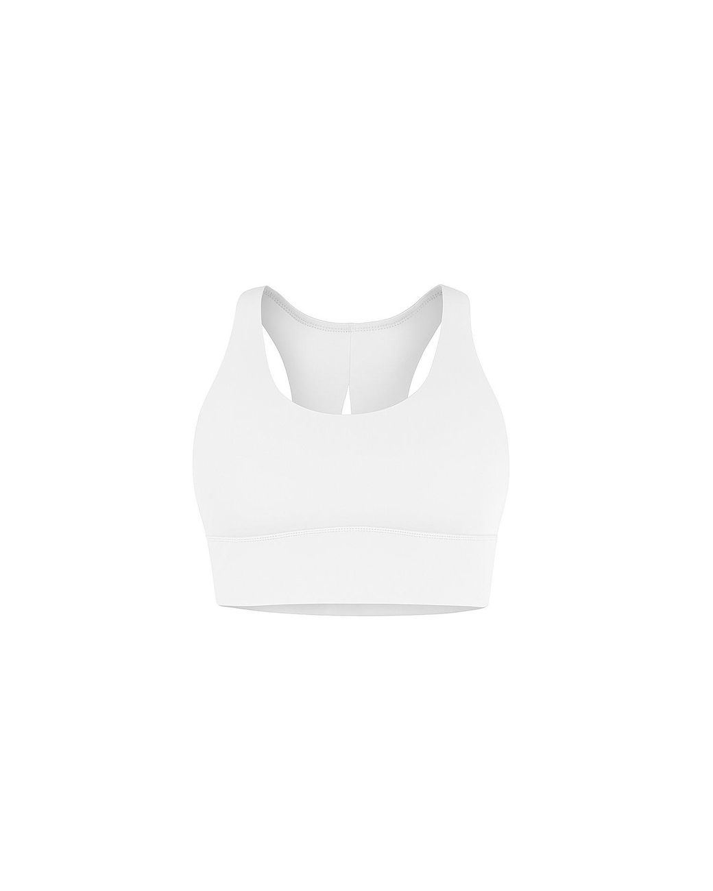 Enact White Bianco Open Back Top