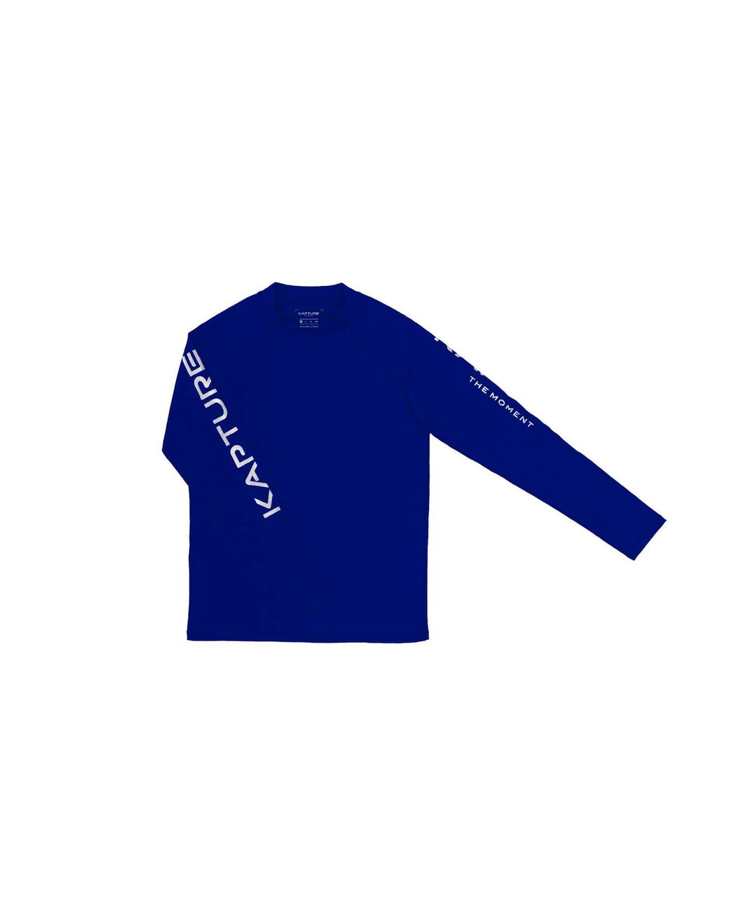 Kapture Blue Dayglow Comfyfit Recycled Rashguard for men