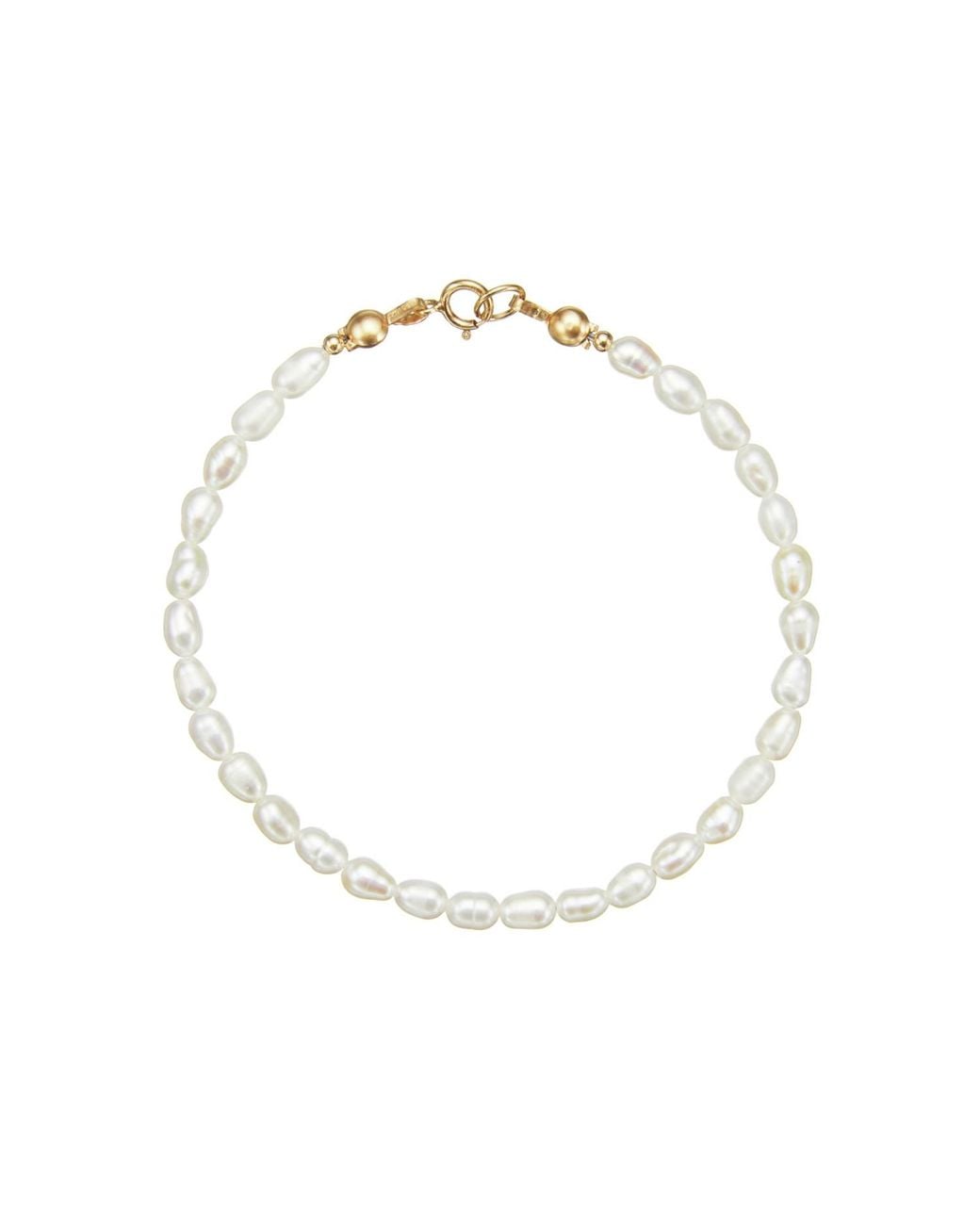 Lily & Roo Metallic Seed Pearl Bracelet