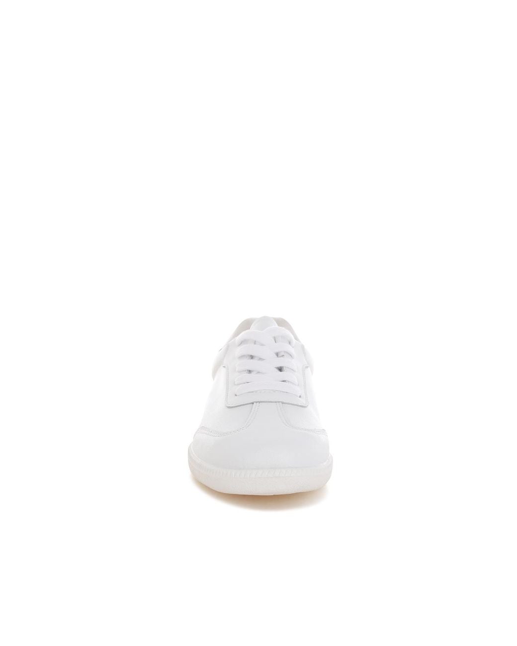 Rag & Co White Bostonia Real Leather Casual Sneakers