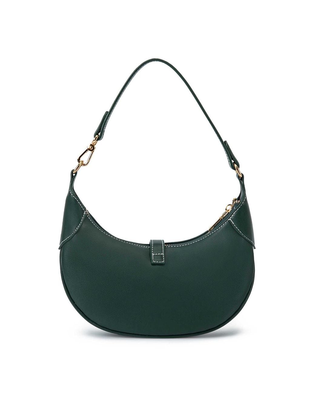 Mkf Collection - J'omor Green Mire Half Moon Shoulder Bag