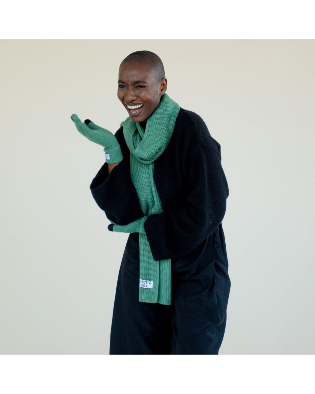 Arctic Fox & Co. Green Recycled Bottle Scarf