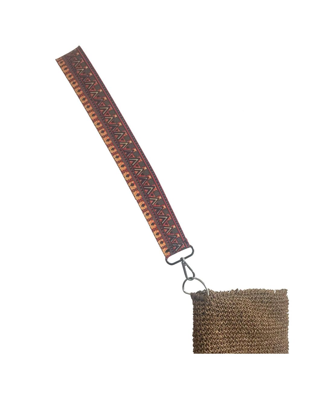 N'Onat Brown Raffia Hand Crochet Tote Bag