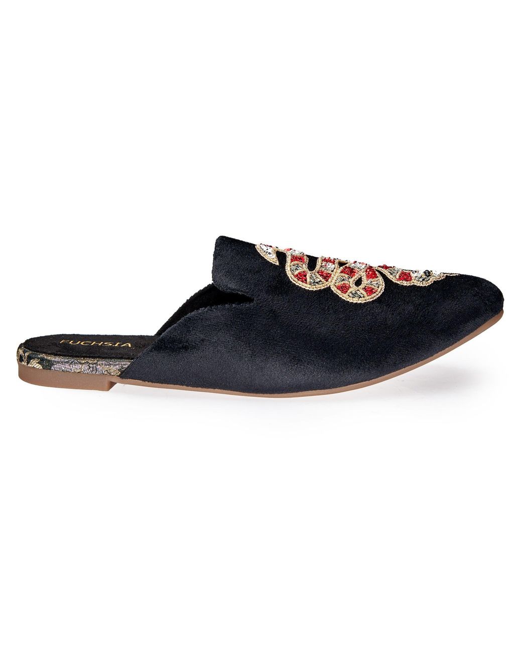 Fuchsia Shoes Blue Serpent