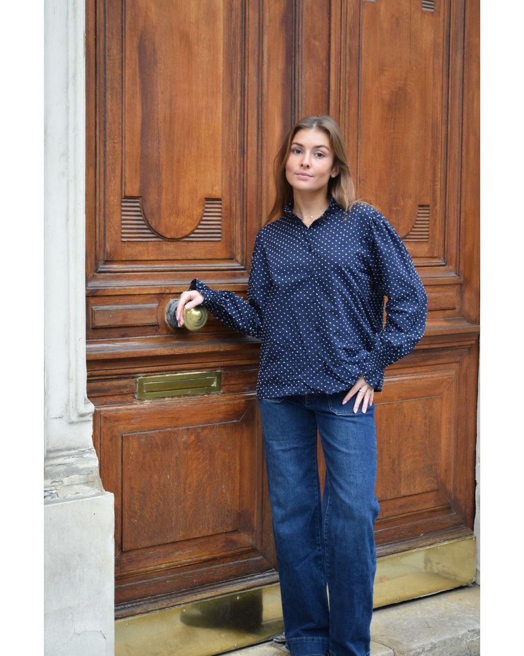 Mind Traveler Blue Nina Blouse