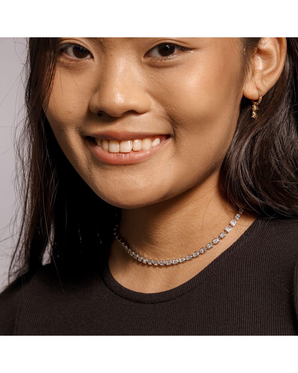 Cloud Haven Metallic Pure Heart Choker