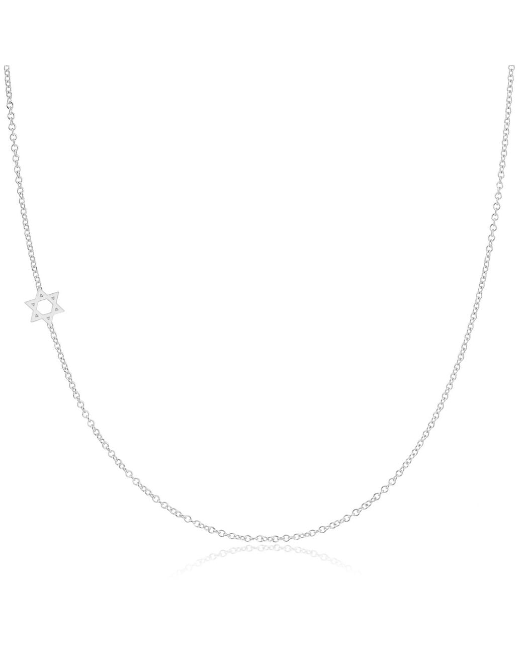 Maya Brenner Metallic 14K Asymmetrical Charm Necklace