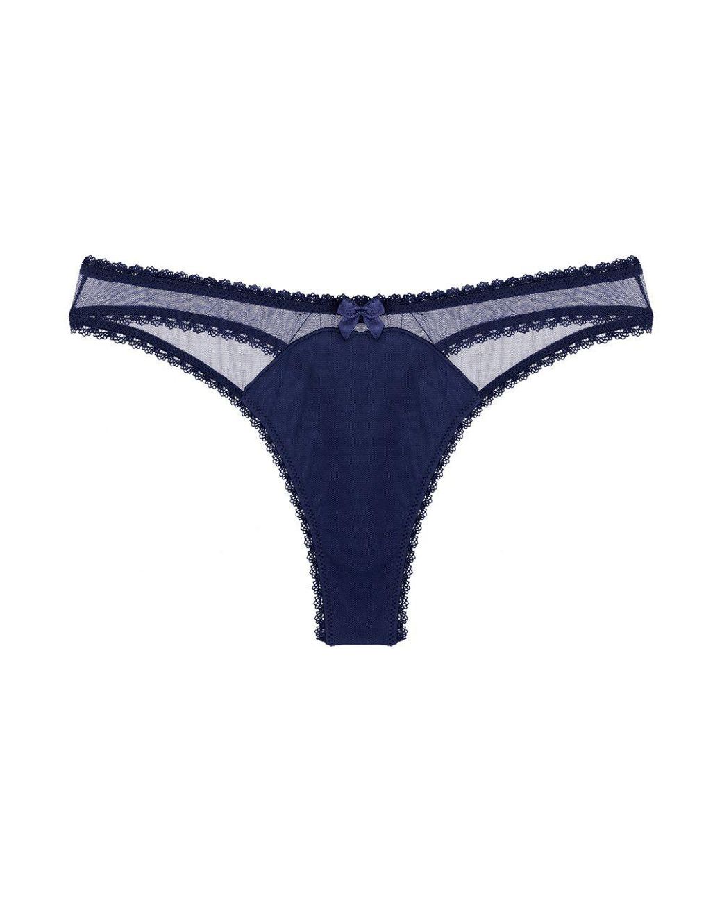 Journelle Blue Victoire Thong Midnight