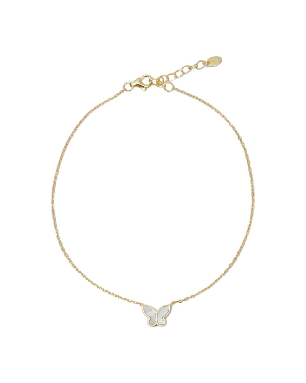 Argento Vivo Metallic The Mop Butterfly Anklet
