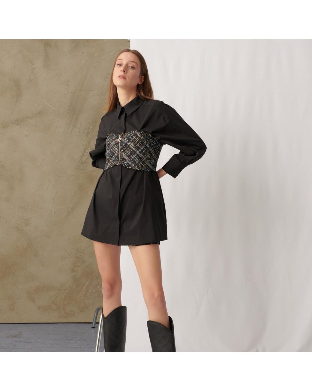 Mirimalist Black Brick Shirt