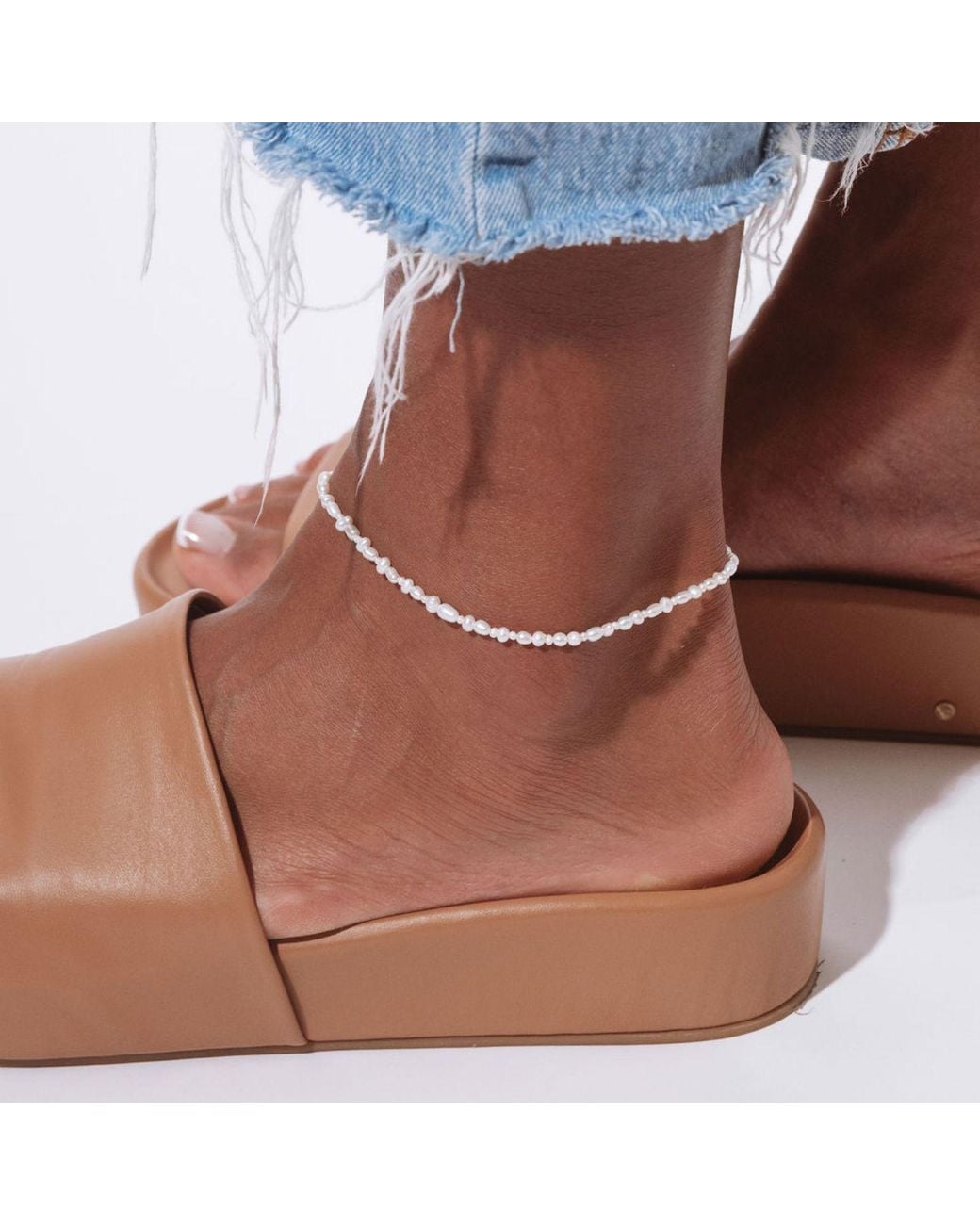 SET & STONES Metallic Bowie Anklet