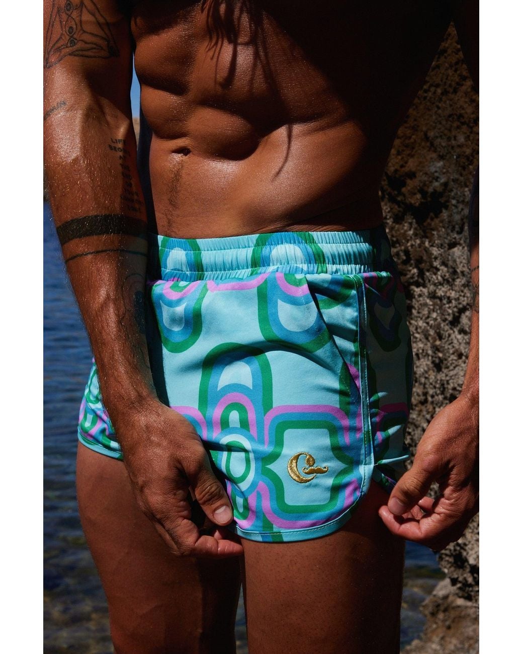 Julia Clancey Blue Venice 73 Sport Short Olympia Aqua for men