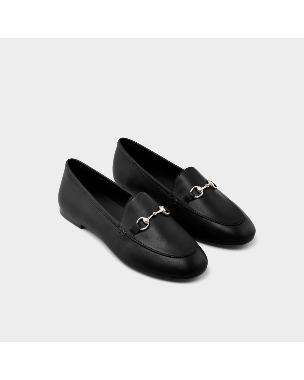 Widerry Black Wide Fit Loafers Zola Noire