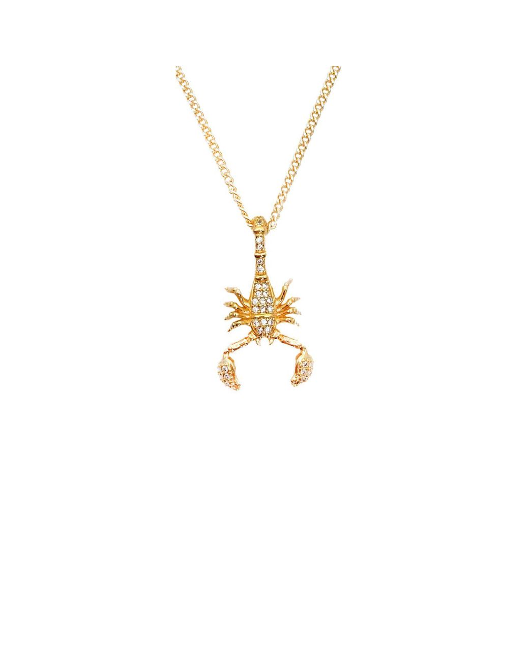 Rachel Nathan Metallic Scorpion Necklace